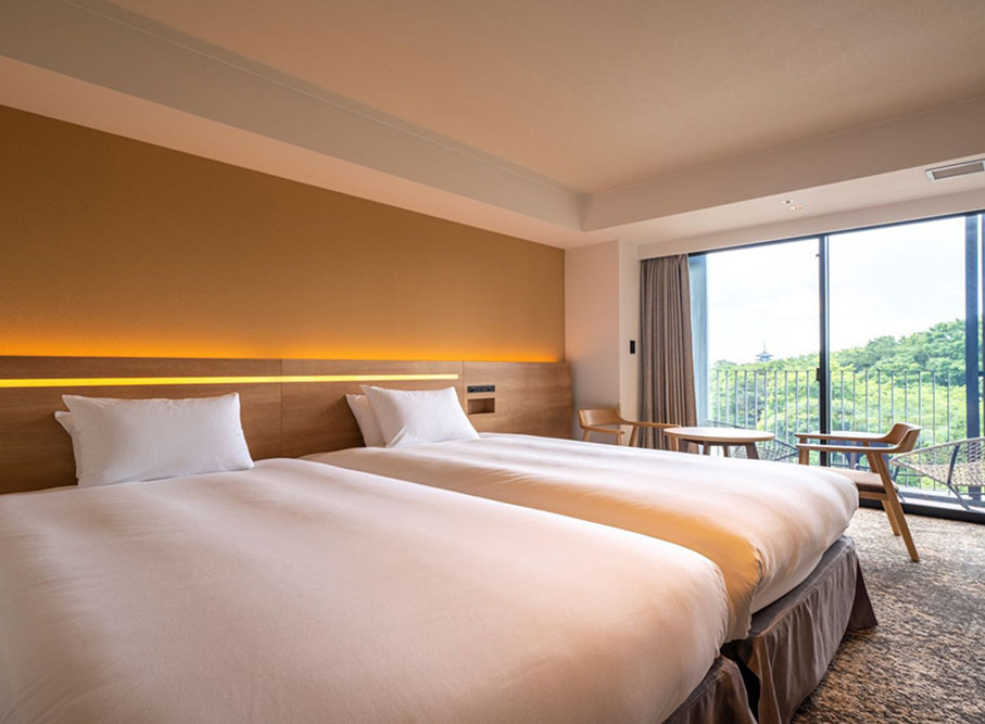 Photo: Guest room at Umekoji Hotel Kyoto