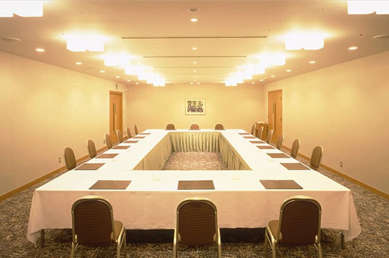 A small, tranquil hall suitable for meetings and events.