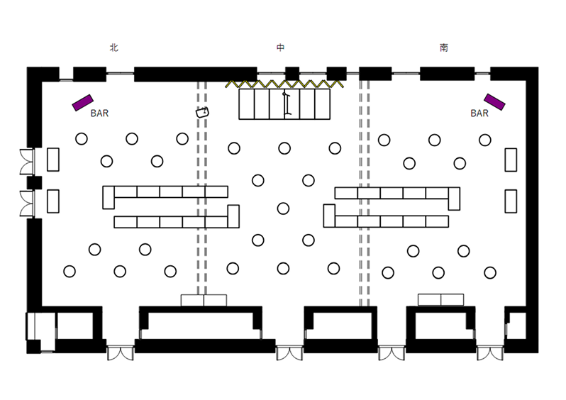 Kokin All rooms ／Standing buffet