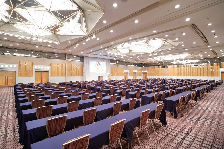 Hotel Granvia Kyoto Large banquet room School style.