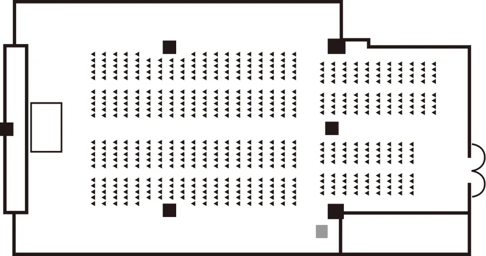 Entire room of Naniwa / Theater