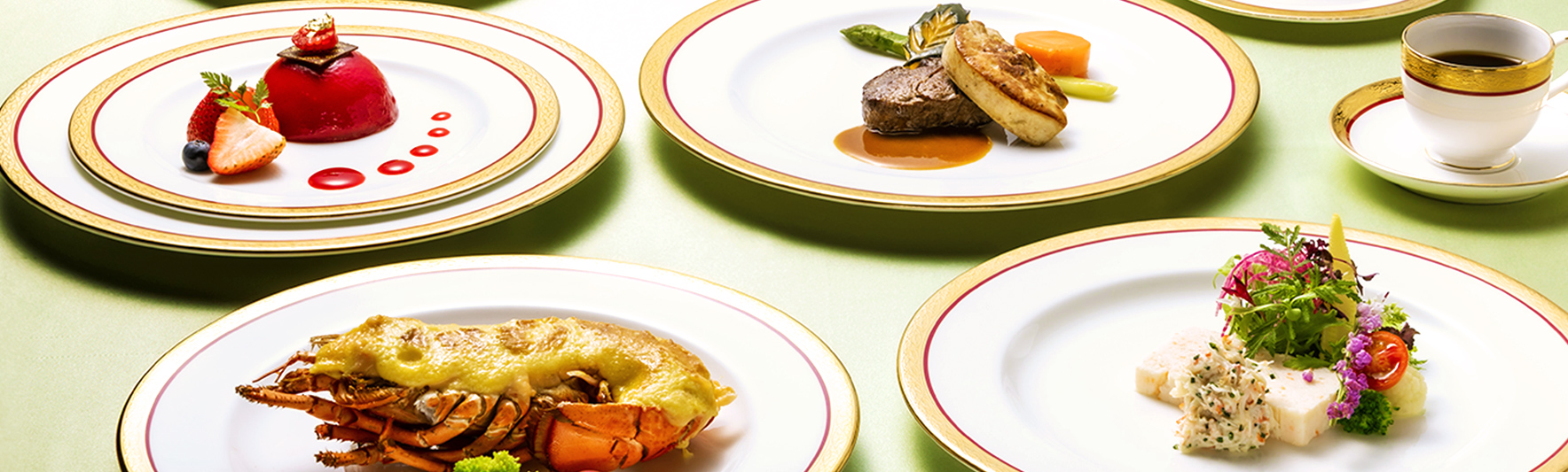 写真：婚礼のお料理一例