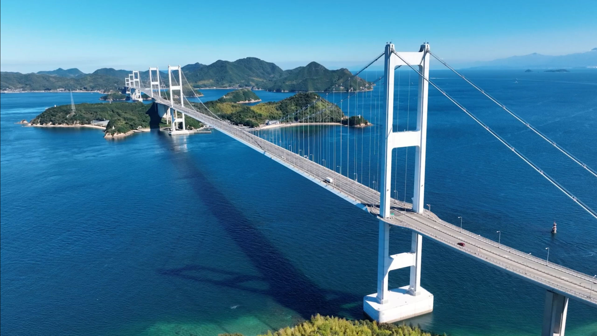 Kurushima Kaikyo No. 2 Bridge over the Seto Inland Sea