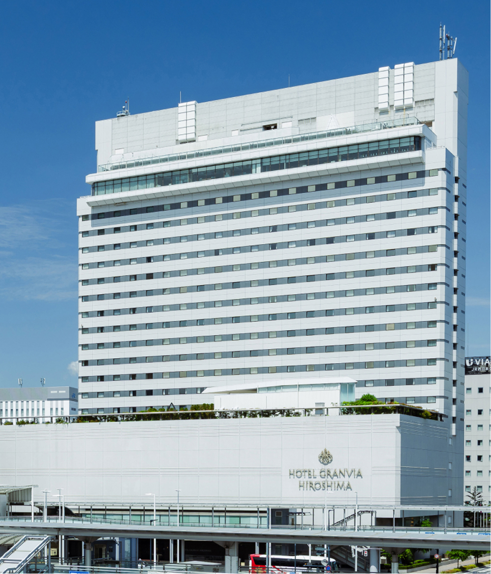 JR広島駅直結のホテルグランヴィア広島の外観