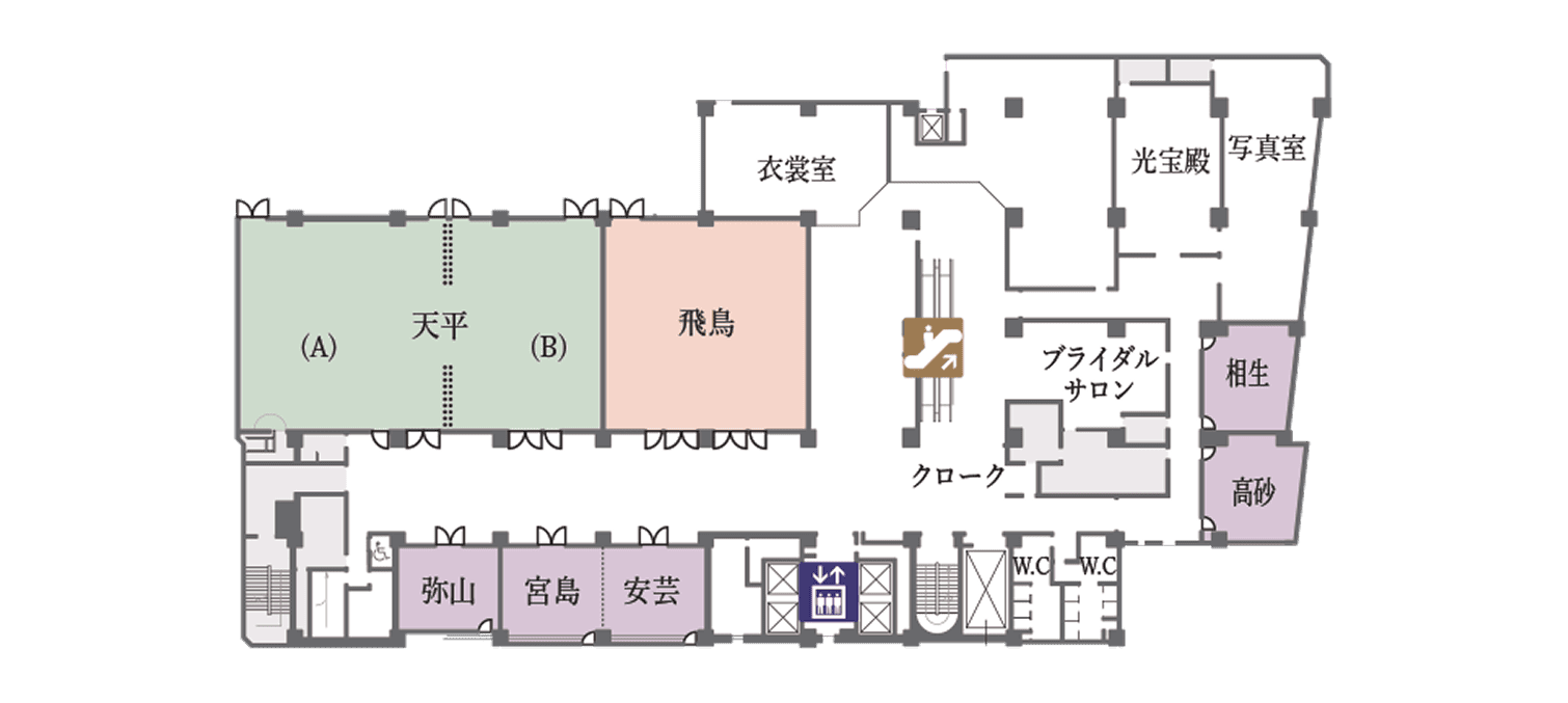 3階のフロアマップ