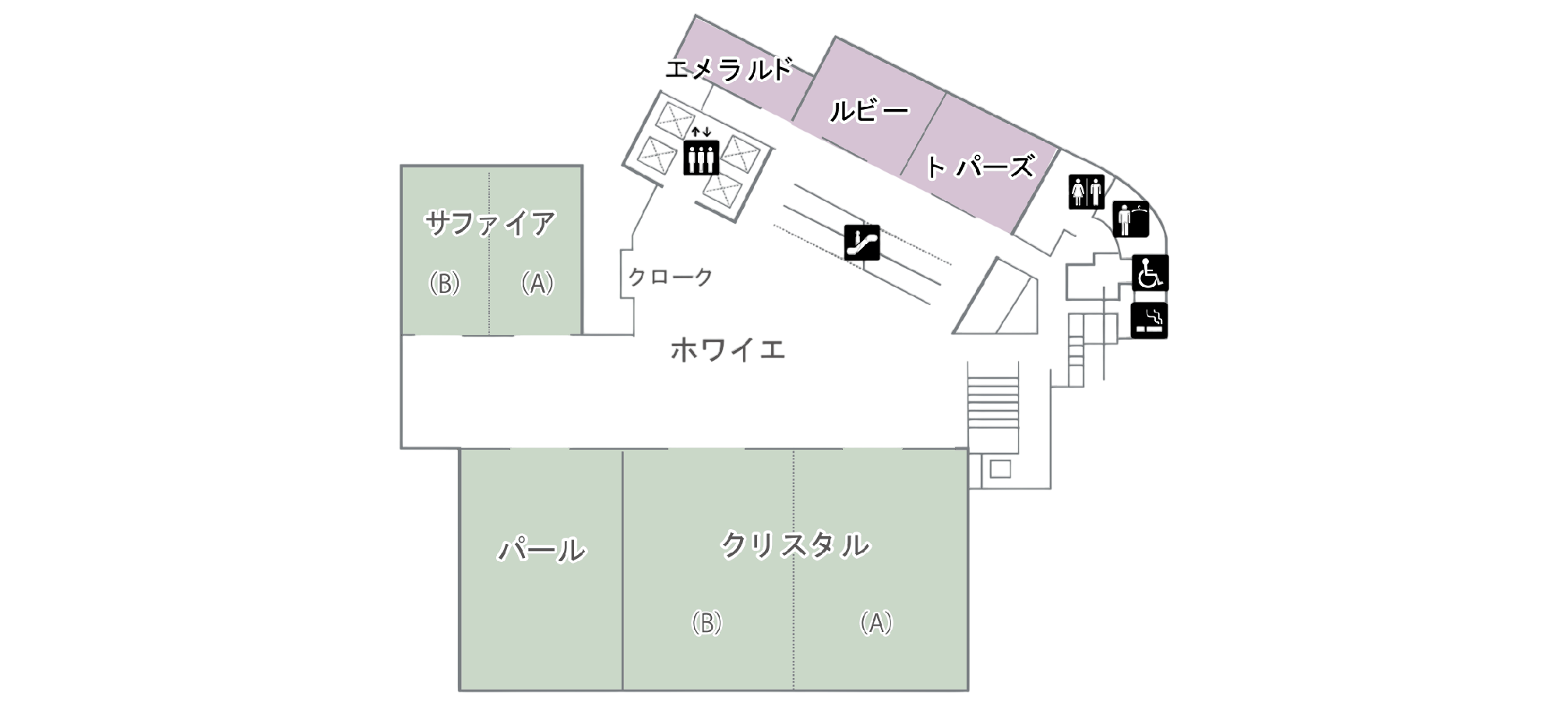 3階のフロアマップ