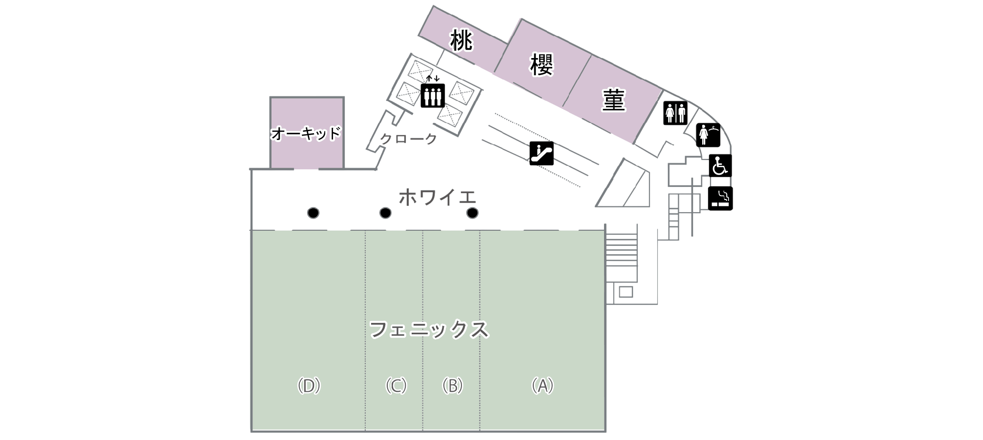 4階のフロアマップ