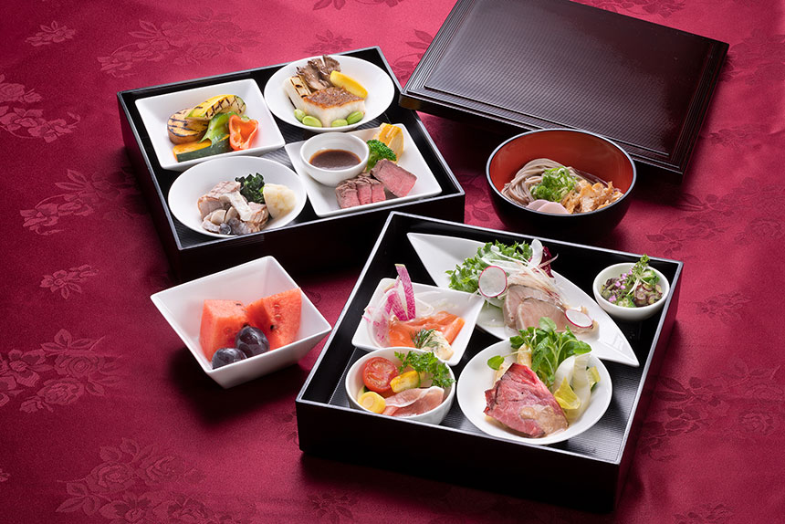 和食の松花堂弁当（会議・宴会向け）。