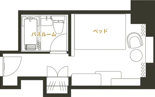 グランヴィアセミダブルの間取り図