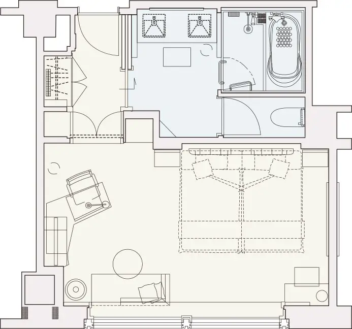 グランヴィアツインの間取り図