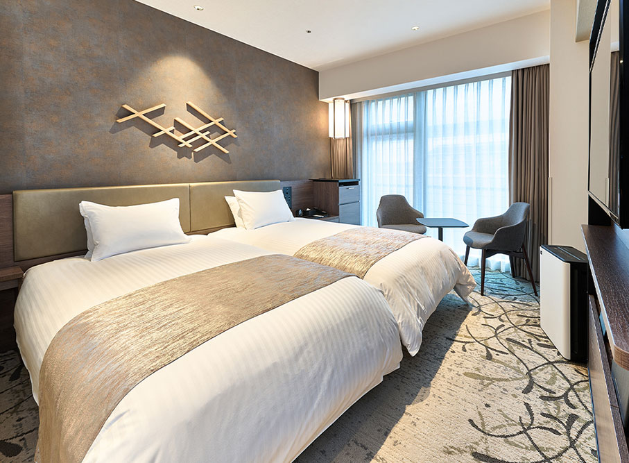 照片：Vischio Hotel Vischio中等雙床房