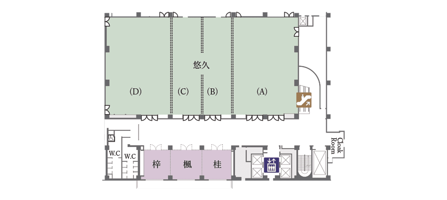 4階のフロアマップ