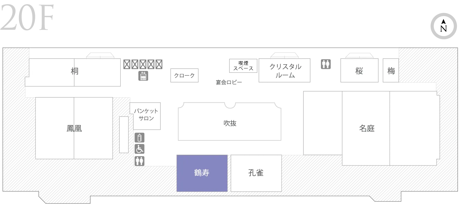 鶴寿のフロアマップ