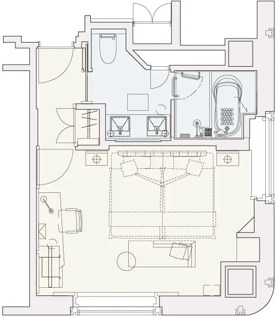 コンフォートツインの間取り図